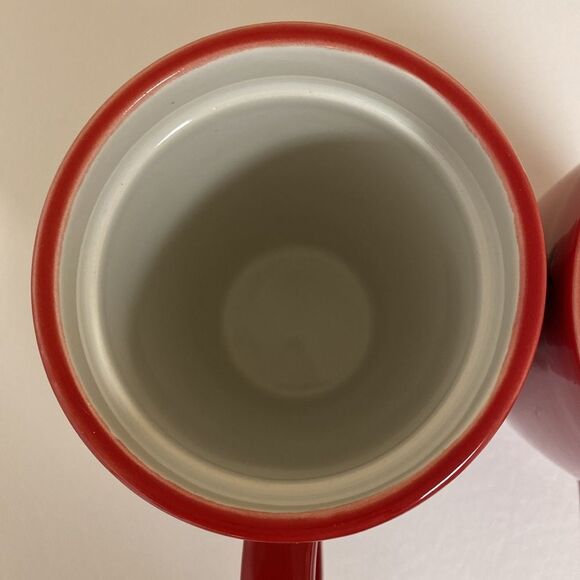 Merry Christmas Red Mug Plaid Tree with Removable Open Close Lid Set of 2 - Picture 13 of 14